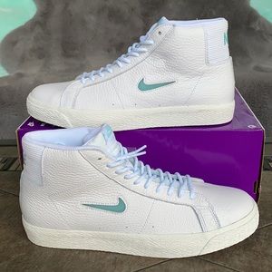 NIKE SB ZOOM BLAZER MID PRM white/glacier ice-whtM